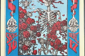 Esqueleto y Rosas - Los carteles del rock ácido californiano Esqueleto y Rosas - Los carteles del rock ácido californiano