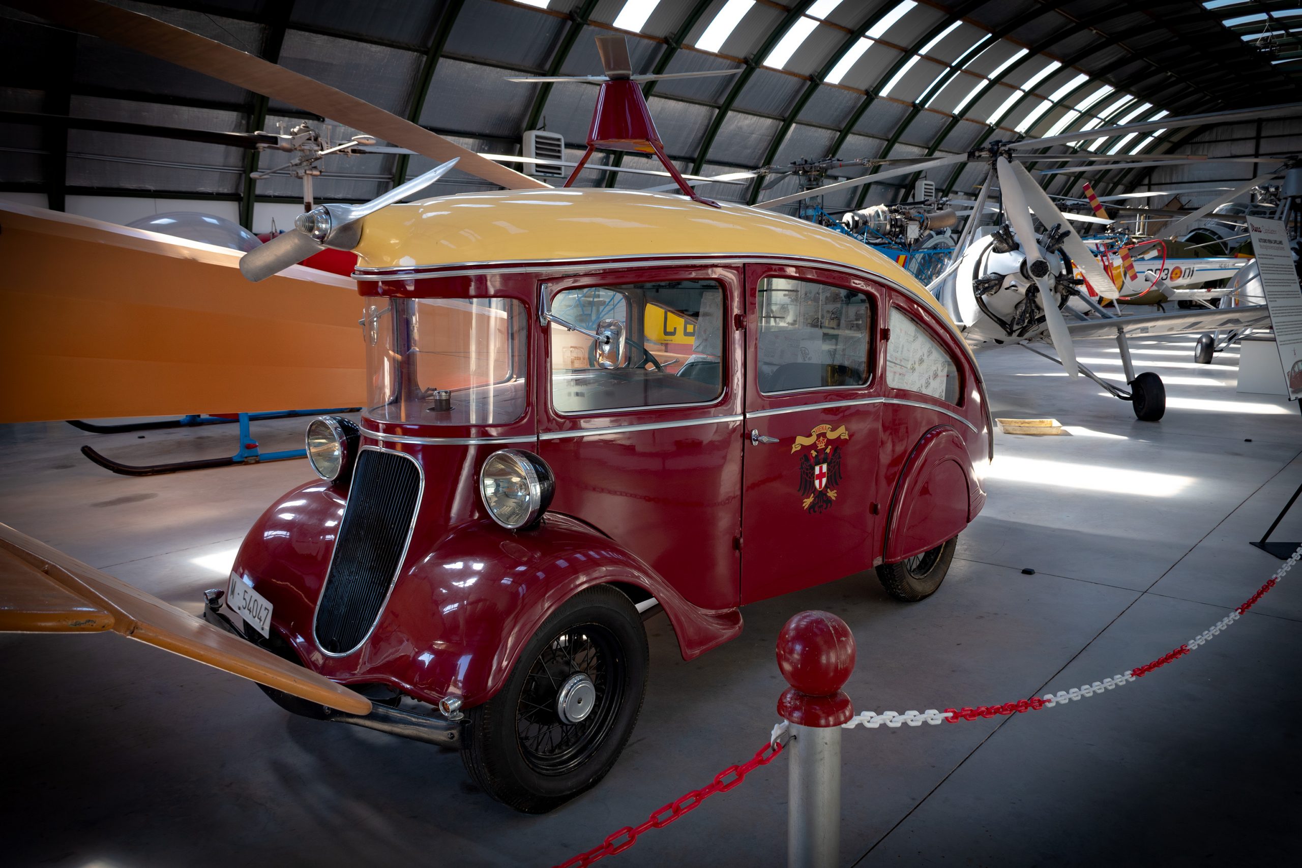 Visitando el Museo del Aire de Madrid - Galería Fotográfica Autogiro de Viena Capellanés