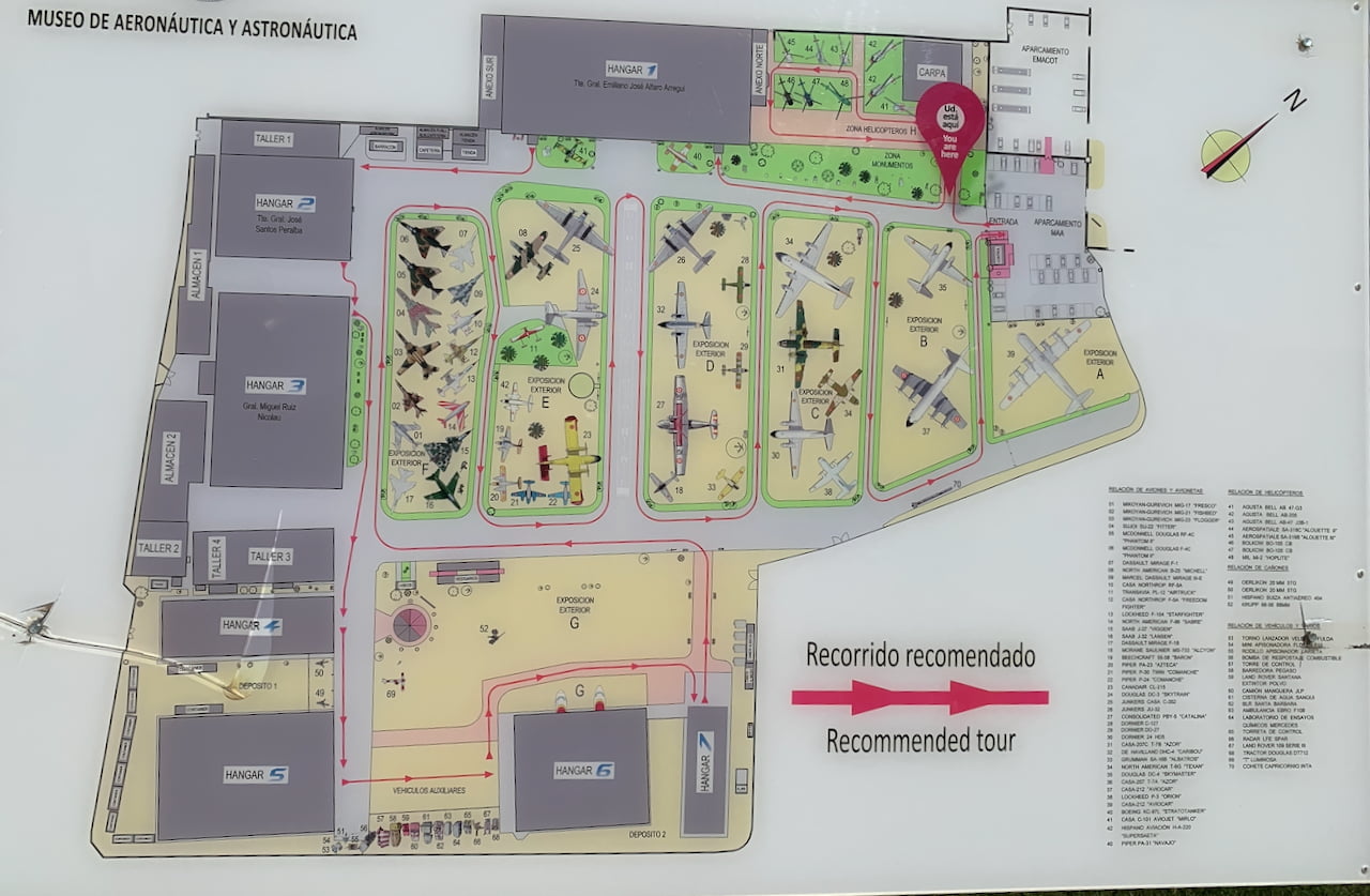 Visitando el Museo del Aire de Madrid - Galería Fotográfica Plano general del Museo del Aire de Madrid