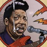 Museo del Blues del Delta en Mississippi Muddy Waters por William Stout