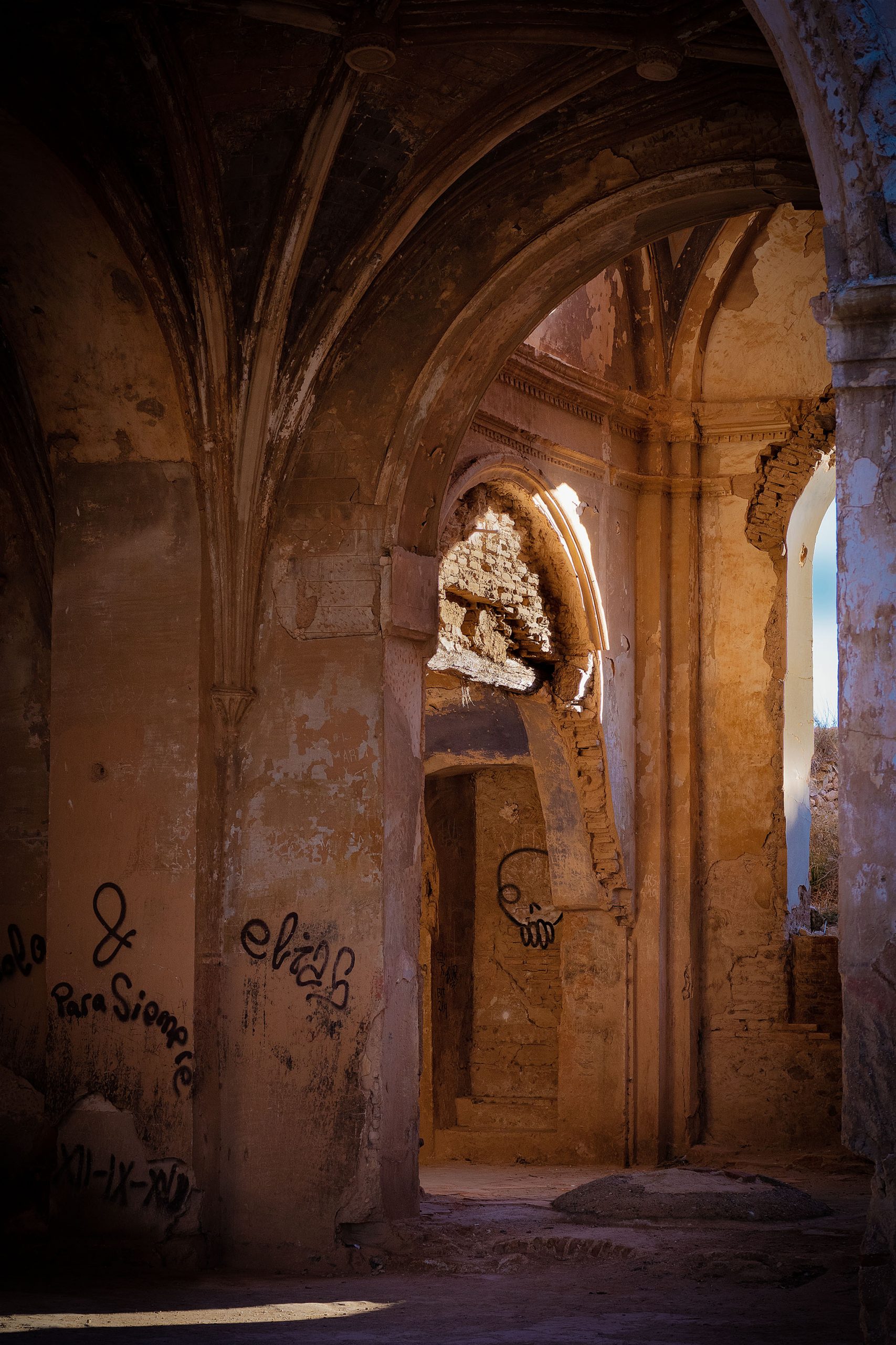 El escalofriante Pueblo Viejo de Belchite