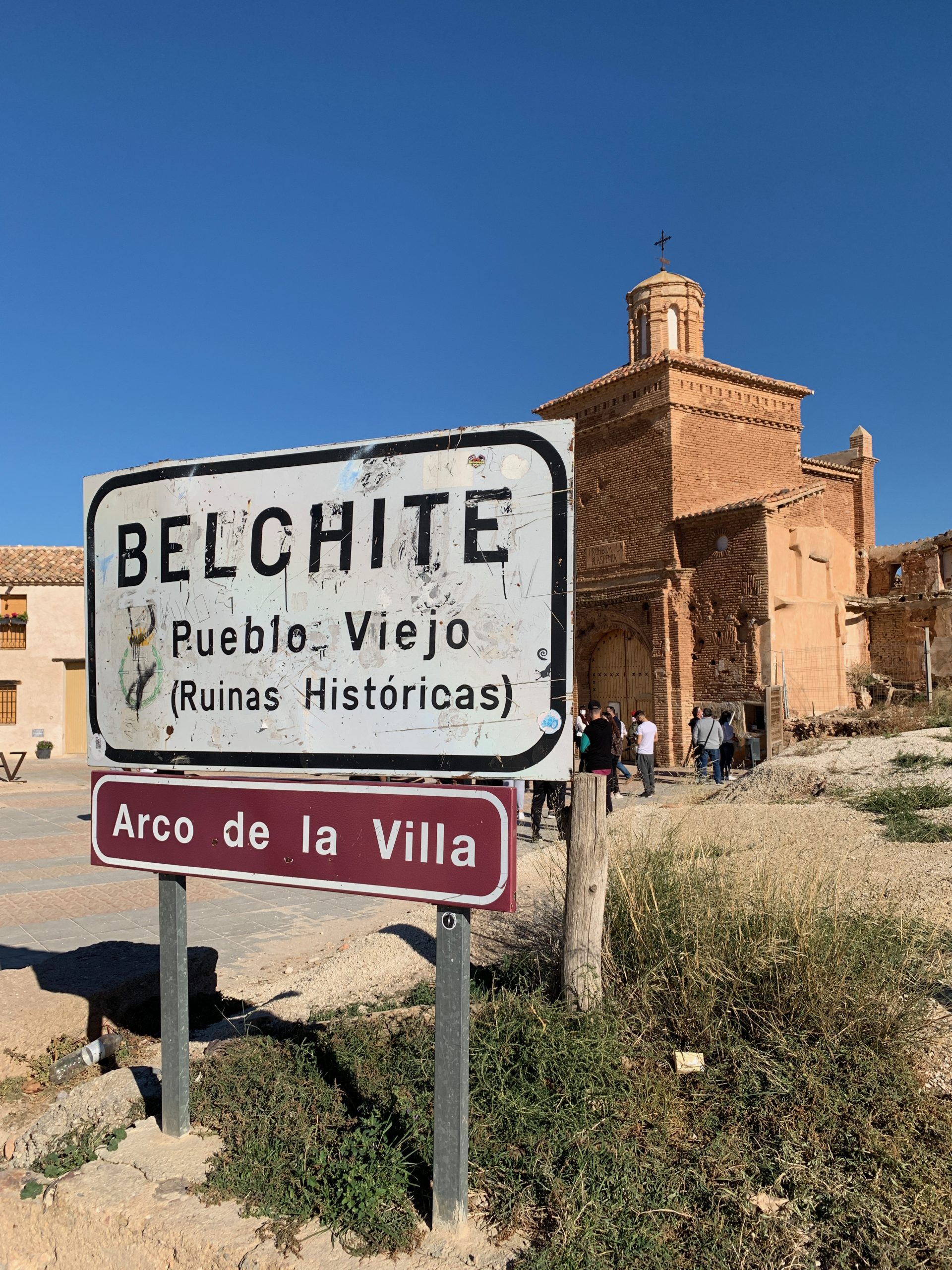 El escalofriante Pueblo Viejo de Belchite