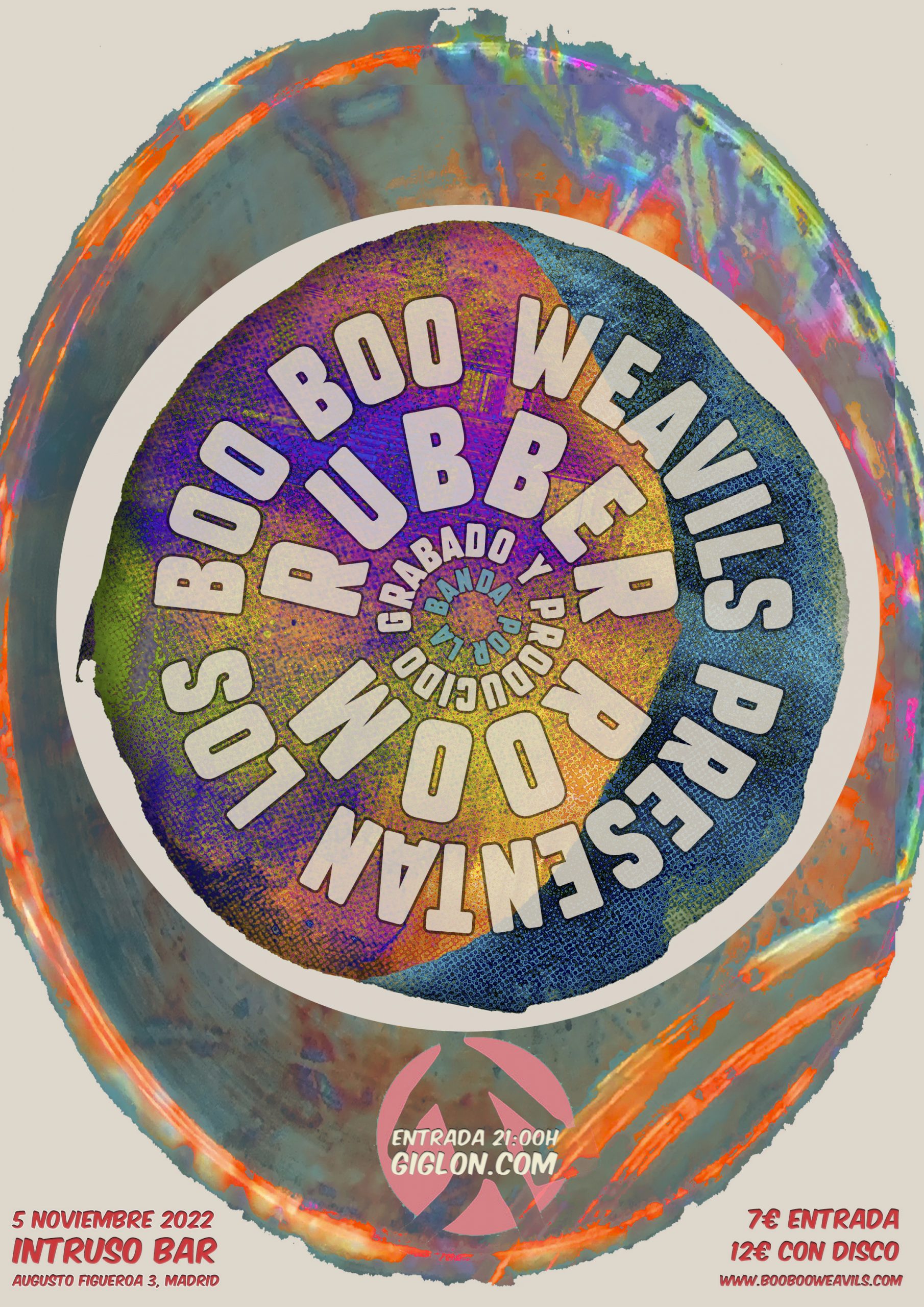 Cartel Presentación Rubber Room