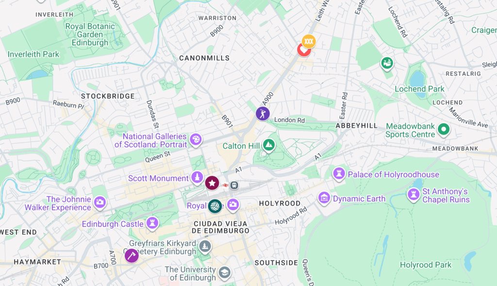 Tiendas de discos en Edimburgo